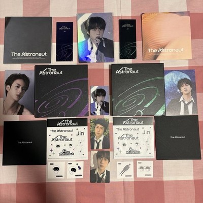 FULL SET BTS Jin The Astronaut Album PC Photocard Weverse Holographic POB Kpop