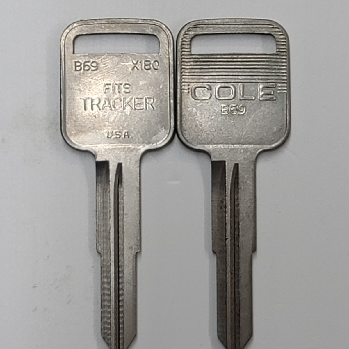 COLE B69 Key Blank ILCO X180 Taylor X180 Chevrolet Geo Tracker Lot
