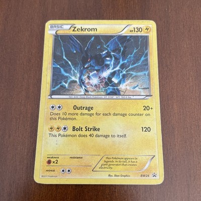 Zekrom BW24 - Black & White Black Star Promo 2011 Vintage Holo - Pokemon  TCG HP