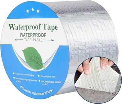 Flintronic Butylband, 10 cm x 5 m, Dichtungsband für Lecks, Reparatur von Rissen