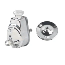 Saginaw Power Steering Pump & Single-Groove Pulley Keyway V Belt for Chevy GM