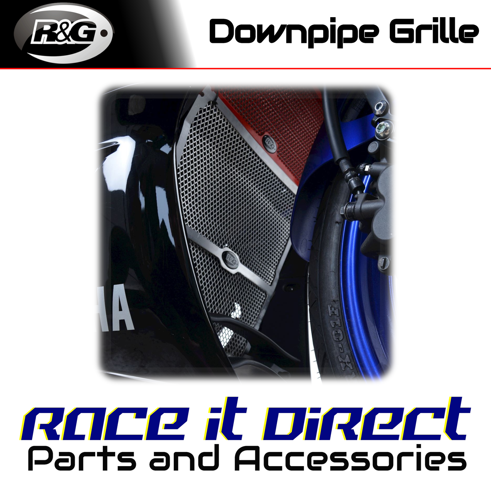 Downpipe Grille for Yamaha YZF-R25 2019-2020 Red R&G