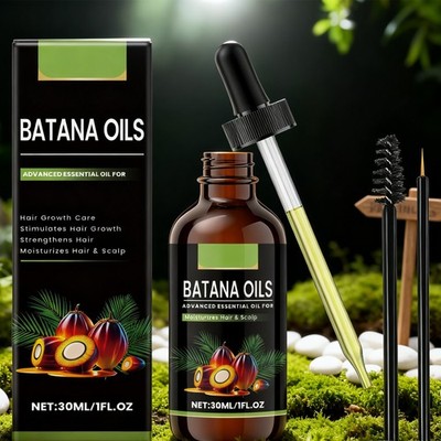 Batana Oil 100% Natural Pure Raw for Hair Growth Eliminates Split Ends Hair Care