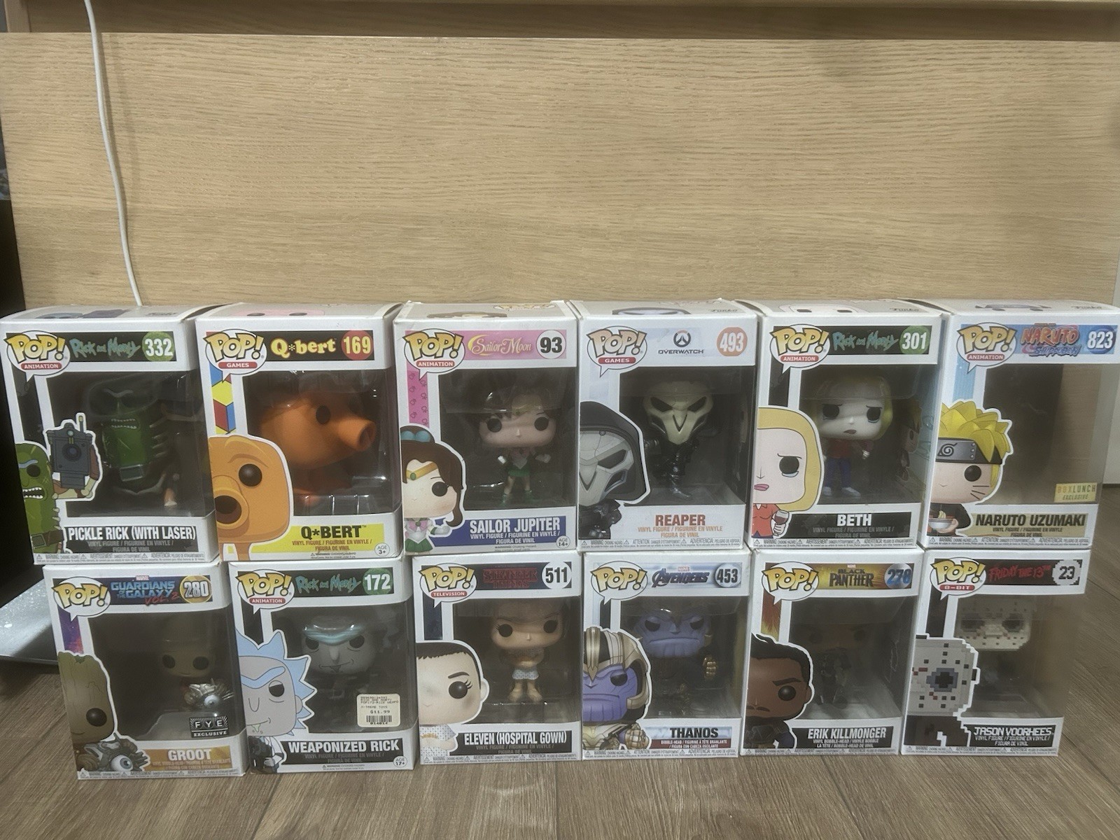 Funko Pop! Vinyl Mixed Bulk Lot Of 11 Figures 12 Boxes
