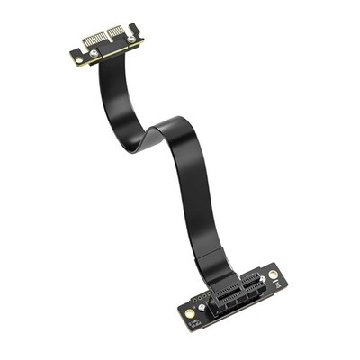 PCIe 3.0 Riser Kabel X1 zu X1 30cm 90° Male Female Interferenzschutz