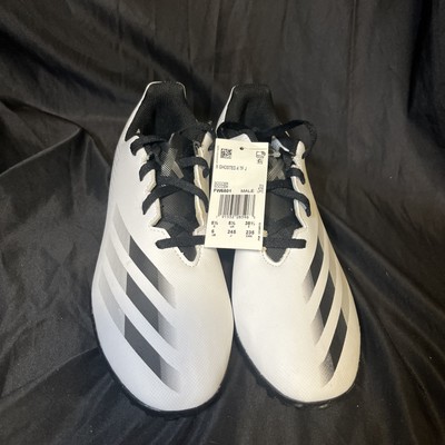 adidas X Ghosted.4 Turf J Cloud White Core Black Indoor Outdoor Soccer Cleat 6
