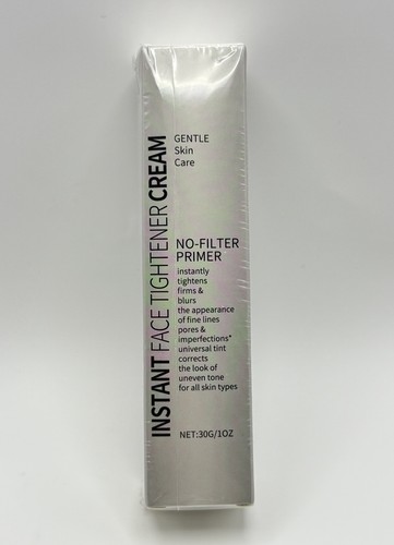 Instant Face Tightener Cream No-Filter Primer 30g Skin Firming Blurring Sealed