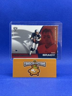 #ad 2002 Private Stock Titanium Shadows Tom Brady #7 $17.95