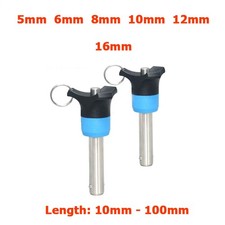 5mm - 16mm Edelstahl Knopf Kugelkopf Schnellverschluss Sicherungsstift Raststift