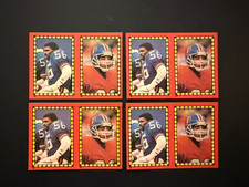 1988 Lawrence Taylor NY Giants 4 Topps Stickers #73 w/different backs-See Pics
