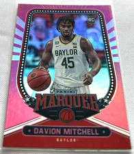 2021-22 Chronicles Draft Gala Basketball Davion Mitchell Baylor Pink Rookie #190