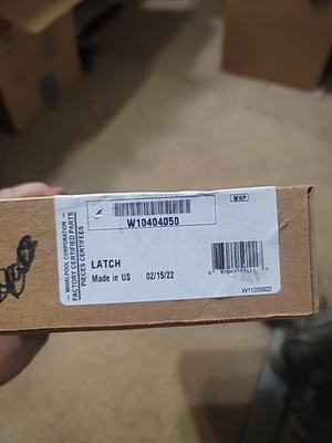 #ad OEM WHIRLPOOL FACTORY CERTIFIED WASHER LATCH ASSEMBLY W10404050 $18.00