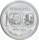 1974 Canada 50% Silver Canadian Silver Dollar - Winnipeg *0814