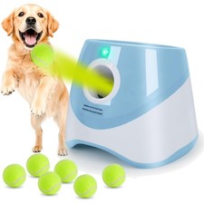 Ballwurfmaschine für Hunde, Ballmaschine Hund mit 6 Tennisbälle, Interaktives...