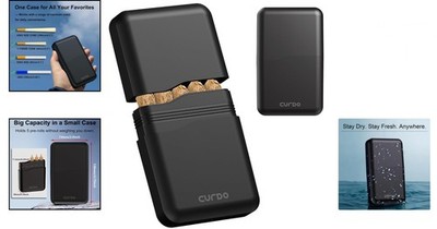 Smell Proof Joint Holder Case for 5 Pre-Rolls, Waterproof Triple