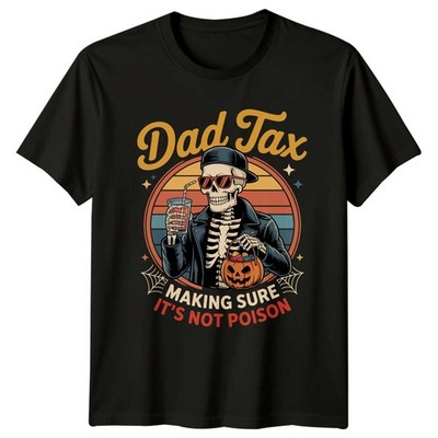 Papa Tax Making Sure Its Herren T-Shirt Halloween Papa Elternschaft Geschenk für Ihn
