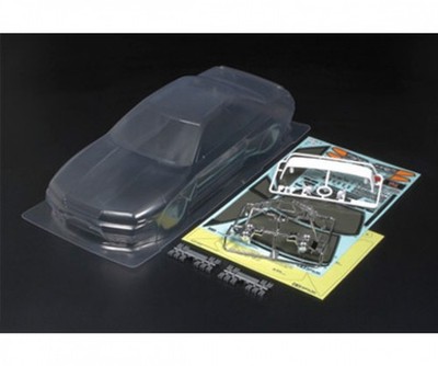 Tamiya Nissan Skyline R32 Karosserie 1:10 unlackiert