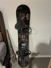 Lib Tech Skate Banana Snowboard with Bindings Black Yellow White