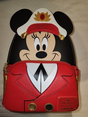 2025 Disney Cruise Line Captain Minnie Mouse Loungefly Backpack