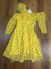NWT ASOS Dress Women’s Size 8  Yellow Floral 