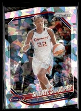 2025 Panini WNBA Prizm Basketball Silver Cracked Ice #21 Sheryl Swoopes