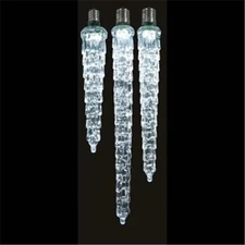 Vickerman XICE755 7 in. LED Cool Wht Falling Icicle Bulb E12