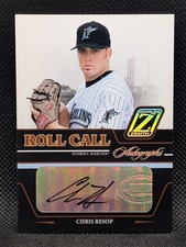 2005 Donruss Zenith #RC-11 Chris Resop Roll Call Auto - Florida Marlins