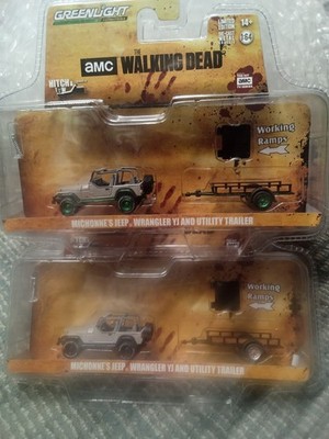 Greenlight  Walking Dead Michonne's Jeep Wrangler Utility Trailer  Chase/Reg