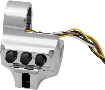 PERFORMANCE MACHINE (PM) Switch Housing - Left Side - Cable Clutch - Four Button