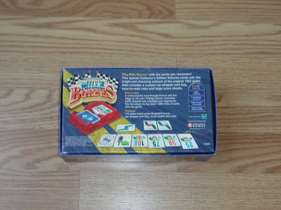 2003 Mille Bornes Classic Auto Race Card Game Collector's Edition Cards Sealed - Image 3 of 3