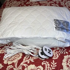 Sunbeam Heated Mattress Pad Queen 10 Heat Settings Dual Timer Control 2023