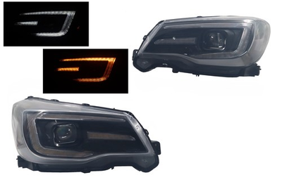 #ad For 2014 2018 Subaru Forester Compatible HID Projector Black Headlights Headlamp $590.00