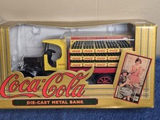 NIB - 1994 Ertl Coca-Cola Die-Cast Metal Delivery Truck Bank