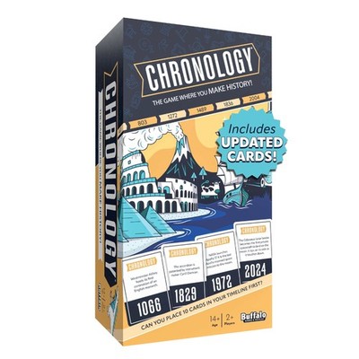 Buffalo Games - Chronology - The Game Where You Make History Standard, Black 