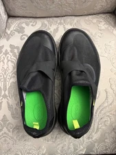 OOFOS 00MG LOW Men's Lightweight Recovery Shoes Black Green US 8 EUR 41