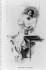 Photo:Electric ironing