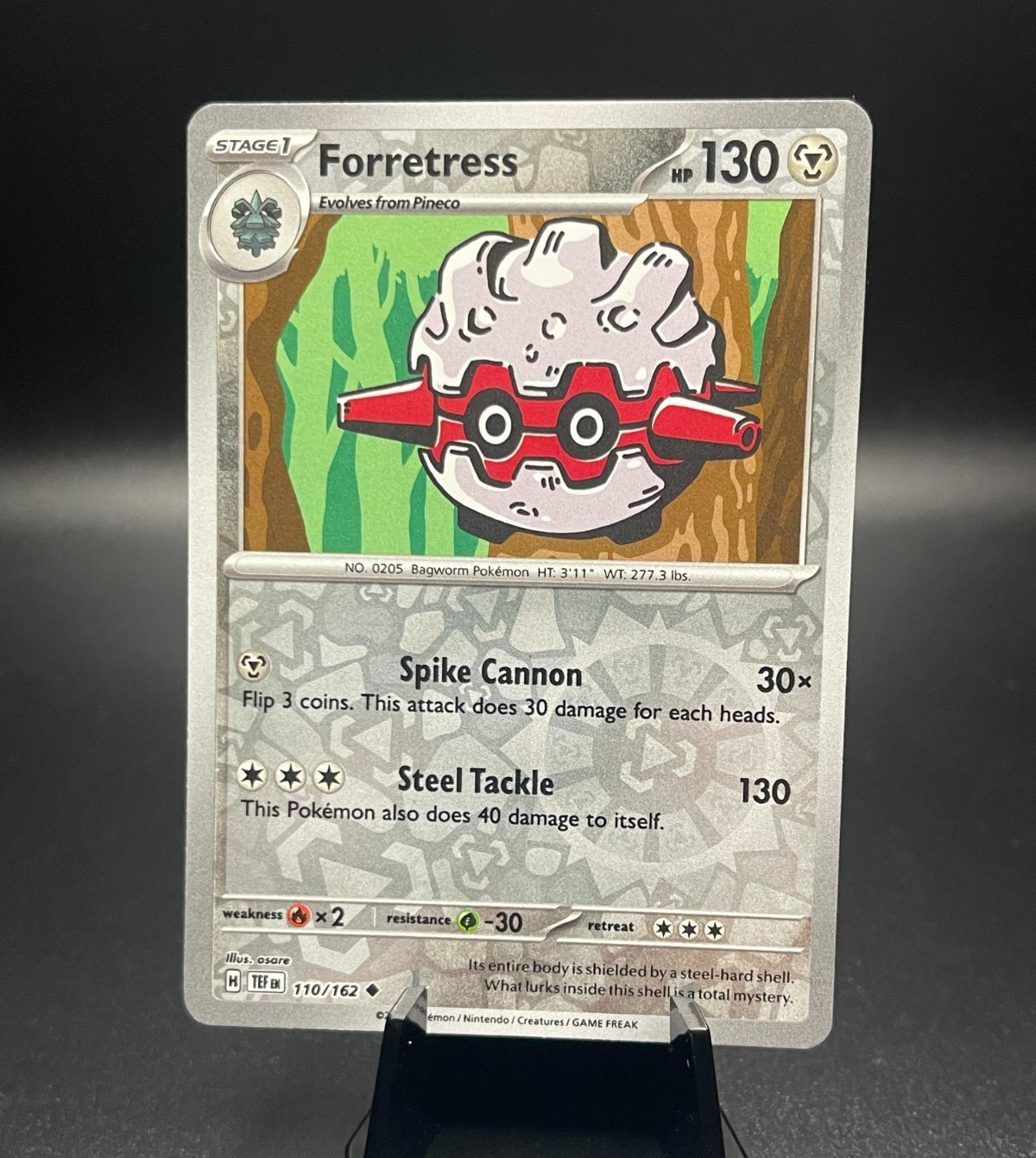 Forretress [Reverse Holo] 110/162 TEF Temporal Forces Pokemon Card