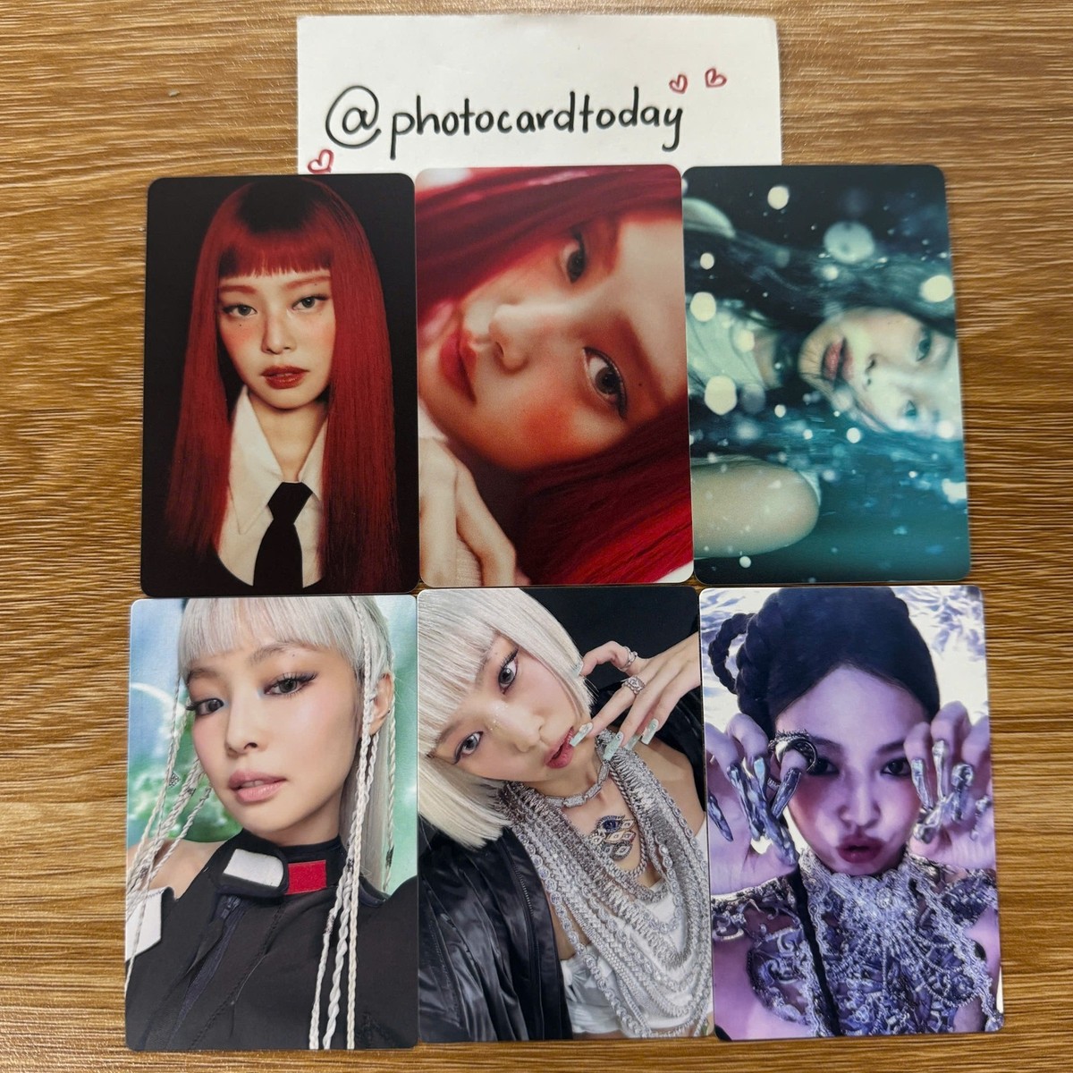JENNIE BLACKPINK 1ST STUDIO ALBUM RUBY POB NFC CARD OFFICIAL