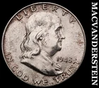 1948-D Silver Franklin Half Dollar - FBL - Choice G Brilliant Unc  Toned  #G9002