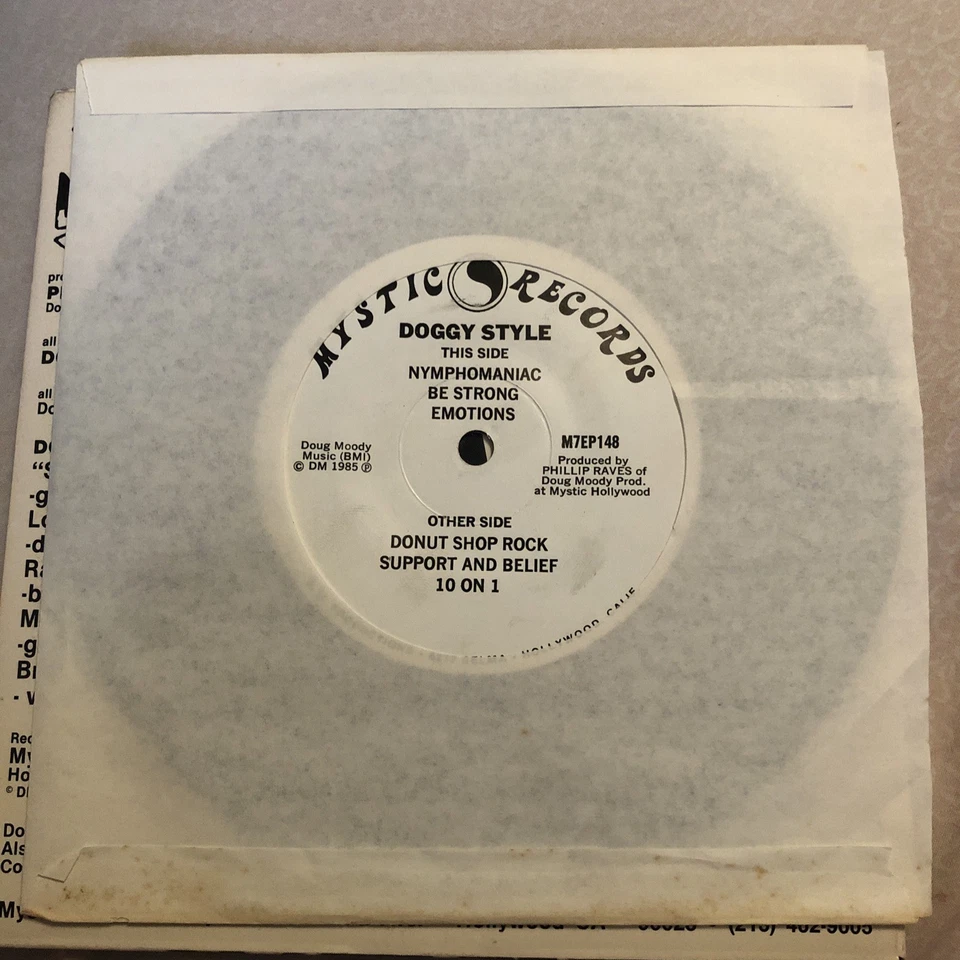 Doggy Style, Work As One E.P., Mystic Records, 1985, Punk Rock Vinyl Nm C Vg Foto 4 de 4