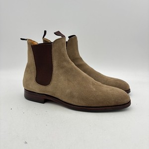 Meermin Polo Suede Flex Wholecut Chelsea Boots Mens 10.5 114050 Goodyear Welted Polo Suede Flex Wholecut Chelsea Boot – Meermin Shoes  main image 4