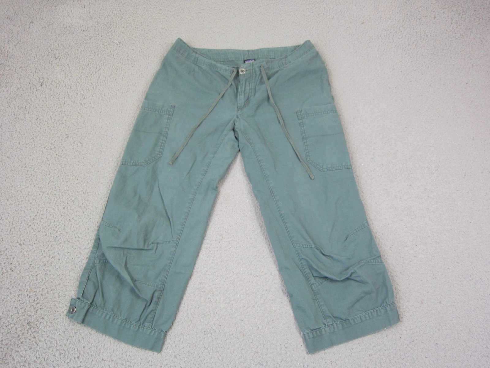 Patagonia Pants Womens 6 Green Capri Cargo Organic Cotton Hiking Outdoor Canvas
Opens in a new windo