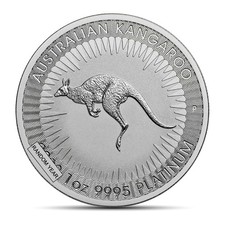 1 oz Australian Kangaroo Platinum Coin (BU,Random Date) 1973.47 per troy oz