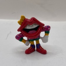 1989 Tang Big Mouth Lips 2in Mascot Trio General Foods Applause Vintage Figure