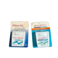 Johnson & Johnson Plain Reach Mint Waxed Fluo...