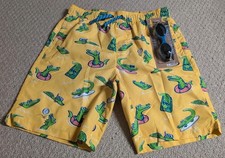 Zeroxposur Boys X Large Multi-Color Polyester Swim Shorts With Swim Goggles 24