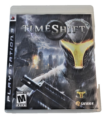 TimeShift (Sony PlayStation 3, 2007) Complete w/ Manual - Tested Working