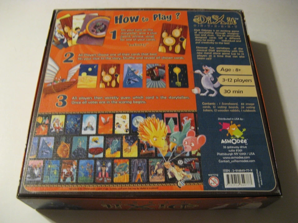 Dixit Odyssey art card game +2 sets: original&Quest sleeved Asmodee lot - Image 2 of 4