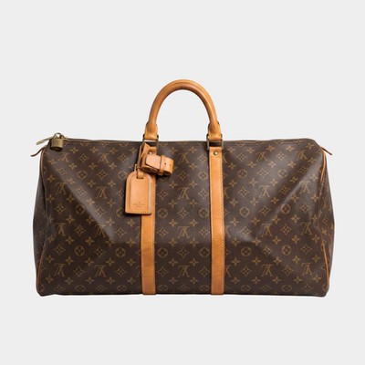 Bag, Boston bag, LOUIS VUITTON Keepall 55 Monogram Tasche