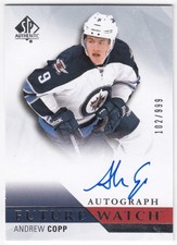 2015-16 Upper Deck SP Authentic Future Watch Auto ANDREW COPP 281 999 Jets UD RC